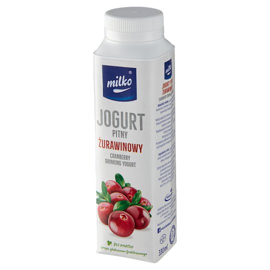 Milko Jogurt żurawinowy 330 ml