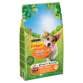 Friskies Vitafit Mini Menu z kurczakiem Karma dla dorosłych małych psów do 10 kg 1,5 kg