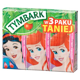 Tymbark Napój poziomka jabłko aronia wiśnia 3 x 200 ml