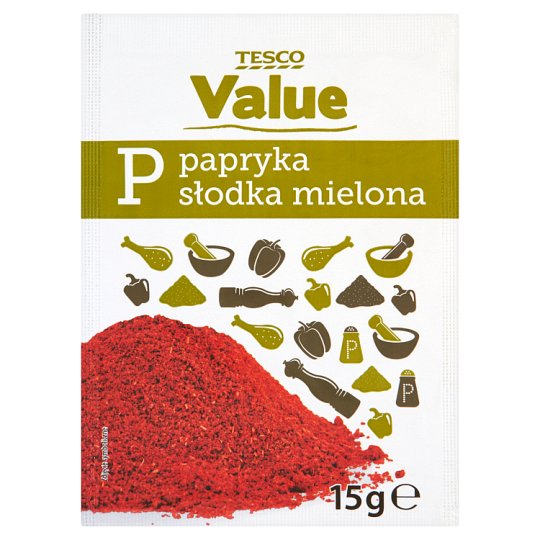 Tesco Value Papryka słodka mielona 15 g