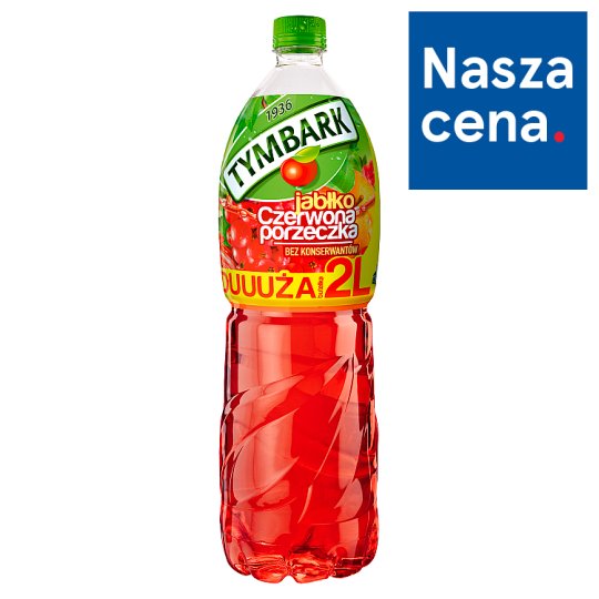 Tymbark Napój jabłko czerwona porzeczka 2 l