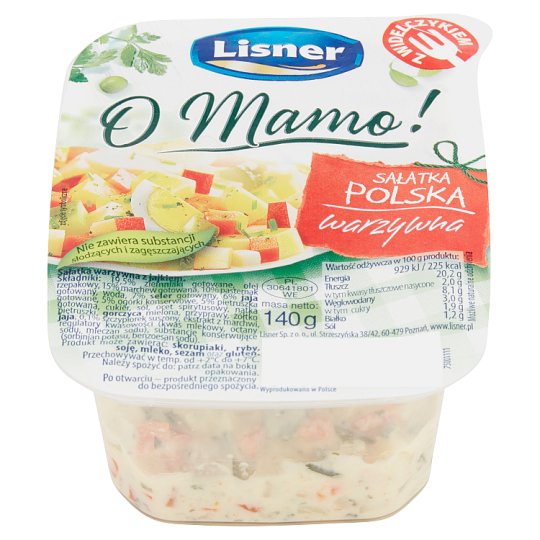 Lisner O Mamo! Sałatka polska warzywna 140 g