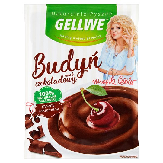 Gellwe Naturalnie Pyszne Budyń smak czekoladowy 45 g