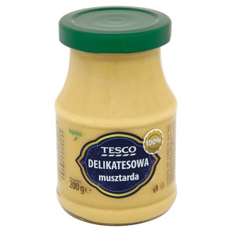 Tesco Delikatesowa musztarda łagodna 200 g