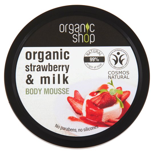 Organic Shop Truskawkowy jogurt Mus do ciała 250 ml