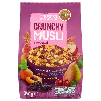 Tesco Musli prażone z owocami 350 g