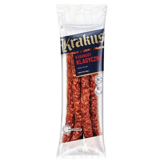 Krakus Pork Thin Smoked Sausages 150 g