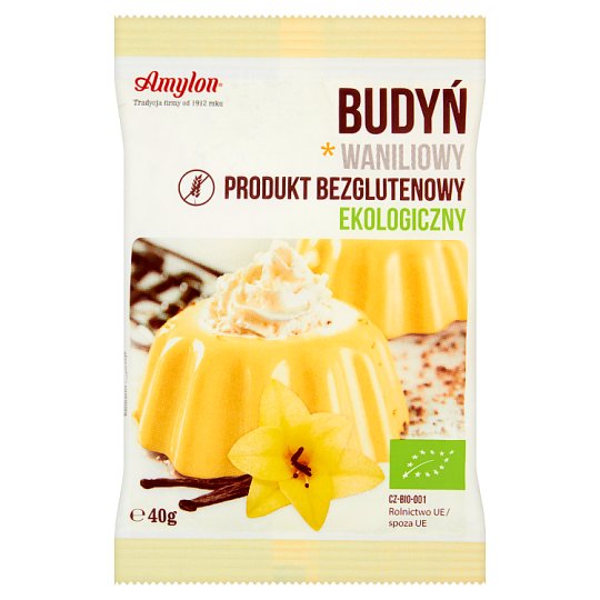 Amylon Budyń waniliowy ekologiczny 40 g