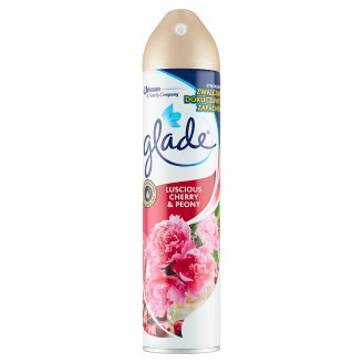 Glade by Brise Rozkoszna wiśnia z piwonią Odświeżacz powietrza w aerozolu 300 ml