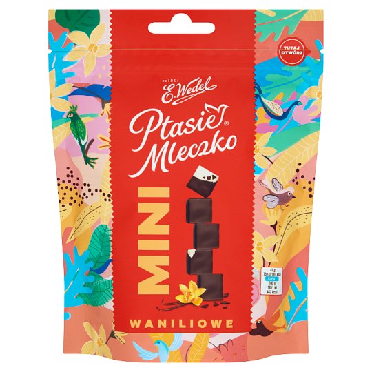 E. Wedel Ptasie Mleczko Mini Vanilla Marshmallow 123 g