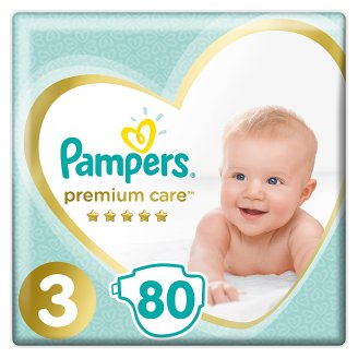 Pampers Premium Care rozmiar 3 (Midi), 5–9 kg, 80 pieluszek