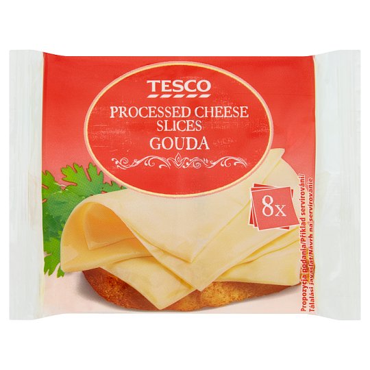 Tesco Ser topiony Gouda w plasterkach 150 g (8 x 18,75 g)
