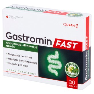Colfarm Gastromin Fast Suplement diety 6 g (30 kapsułek)