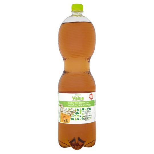 Tesco Value Napój niegazowany o smaku jabłkowym 2 l
