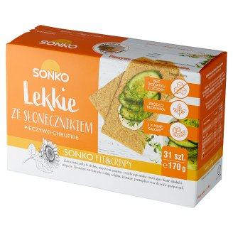 Sonko Pieczywo Lekkie ze słonecznikiem 170 g