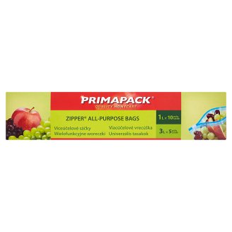 Primapack Wielofunkcyjne woreczki 1 l 10 sztuk i 5 l 5 sztuk
