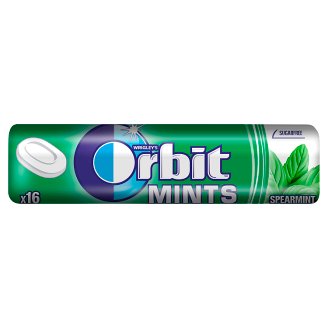 Orbit Spearmint Mints Cukierki bez cukru 28 g (16 cukierków)