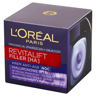 L'Oréal Paris Revitalift Filler HA Krem Anti-Age na noc 50 ml