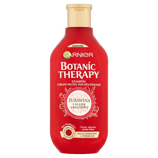 Garnier Botanic Therapy Szampon do włosów farbowanych Żurawina i olejek arganowy 400 ml