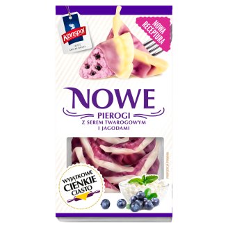 Konspol Nowe Pierogi z serem twarogowym i jagodami 230 g