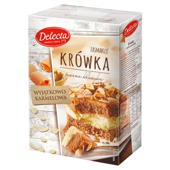 Delecta Krówka Ciasto w proszku 530 g