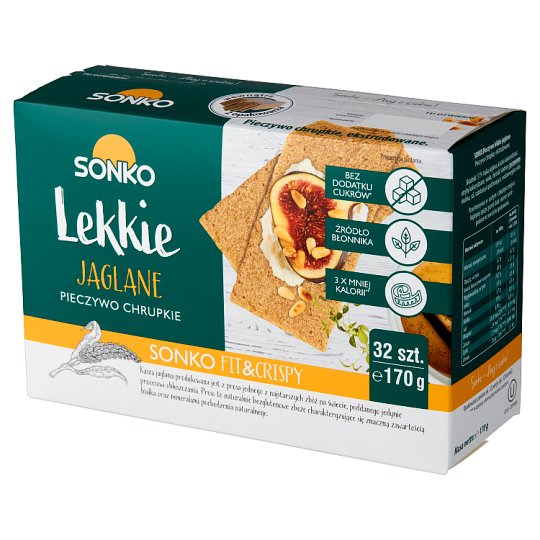 Sonko Pieczywo Lekkie jaglane 170 g