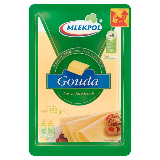 Mlekpol Ser Gouda w plastrach 150 g