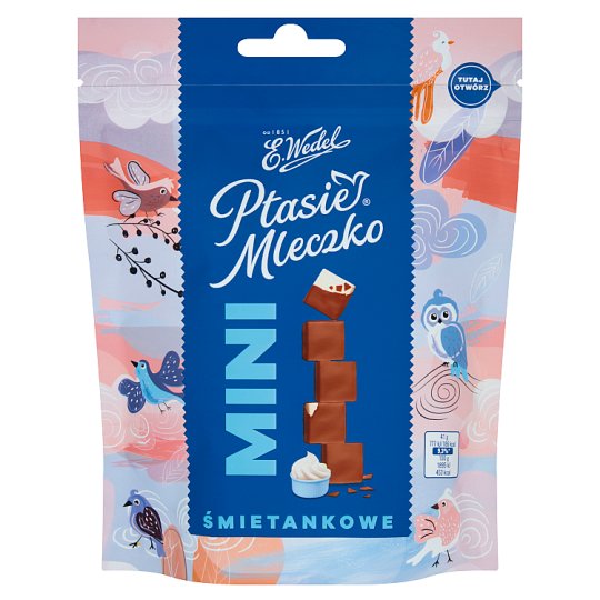 E. Wedel Ptasie Mleczko Mini Cream Marshmallow 123 g