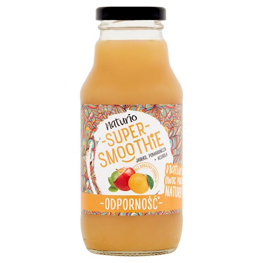 Naturio Super smoothie jabłko pomarańcza + acerola odporność 330 ml