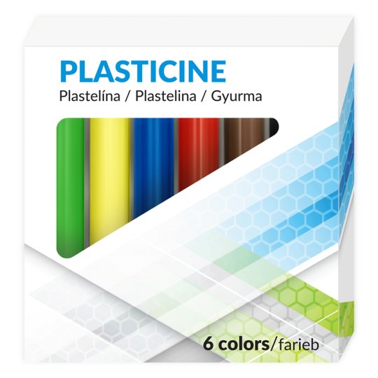 Plastelina 6 kolorów