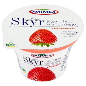 Piątnica Skyr Jogurt typu islandzkiego z truskawkami 150 g
