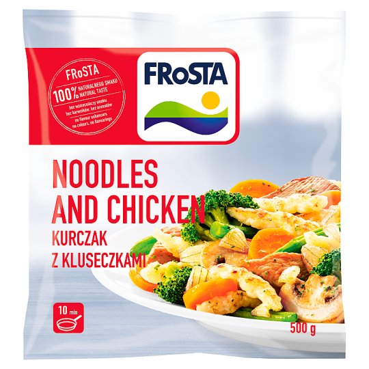 FRoSTA Noodles and Chicken Kluseczki z pszenicy durum 500 g