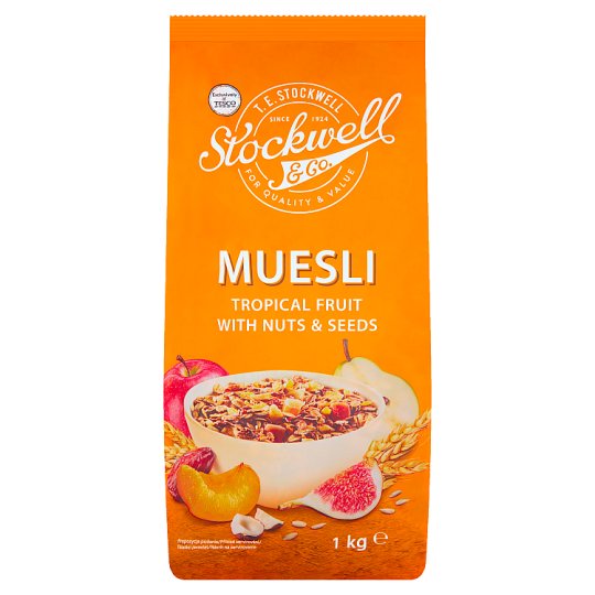 Stockwell & Co. Tropical Fruit Nuts & Seeds Mieszanka płatków zbożowych 1 kg