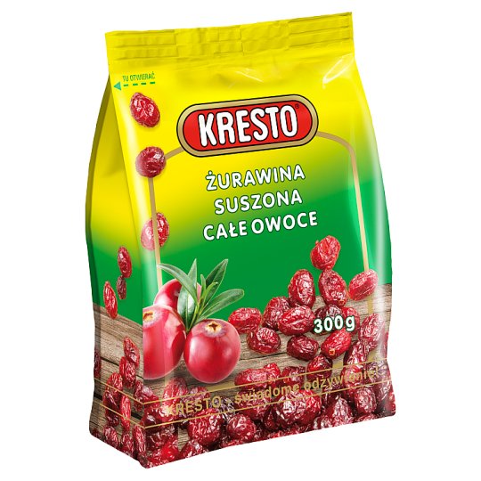 KRESTO Żurawina suszona całe owoce 300 g