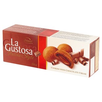 Bogutti La Gustosa Kruche ciasteczka z kremem czekoladowym 150 g