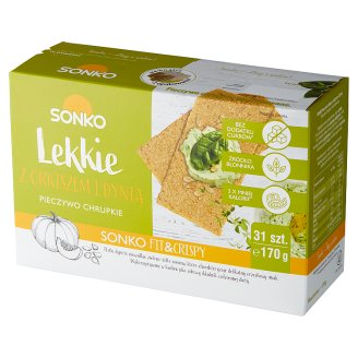 Sonko Pieczywo Lekkie z orkiszem i dynią 170 g
