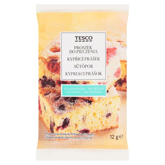 Tesco Proszek do pieczenia 5 x 12 g