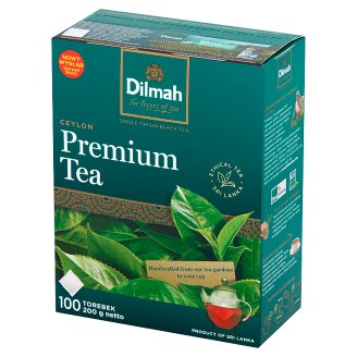 Dilmah Premium Tea Klasyczna czarna herbata 200 g (100 x 2 g)