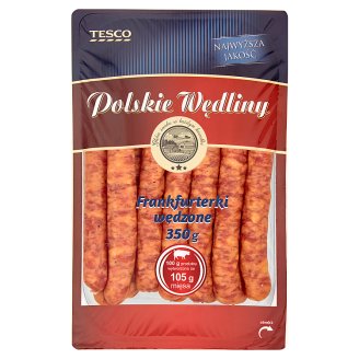 Tesco Polskie Wędliny Frankfurterki wędzone 350 g