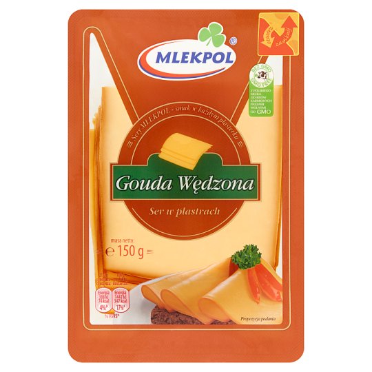 Mlekpol Sliced Smoked Gouda Cheese 150 g