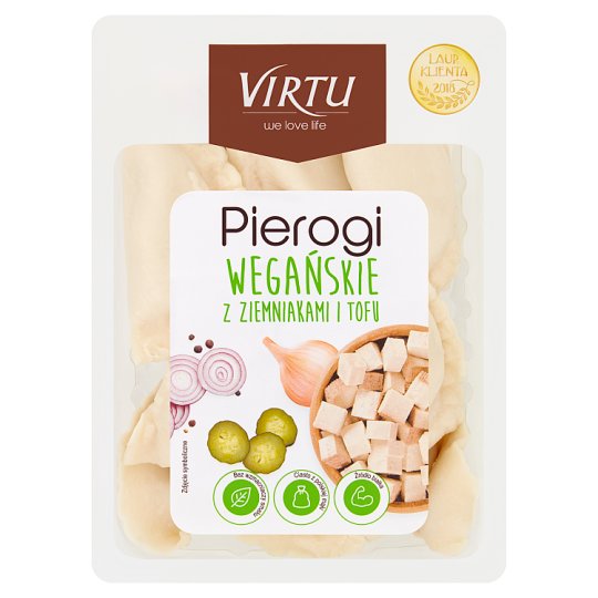 Virtu Pierogi wegańskie z ziemniakami i tofu 400 g