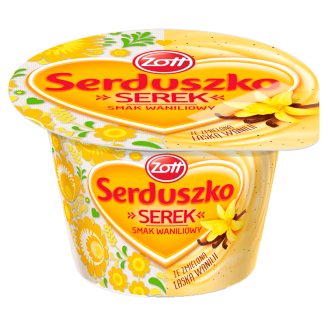 Zott Serduszko Serek homogenizowany smak waniliowy 140 g