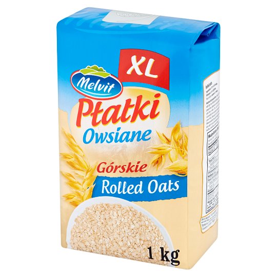 Melvit Płatki owsiane górskie XL 1 kg