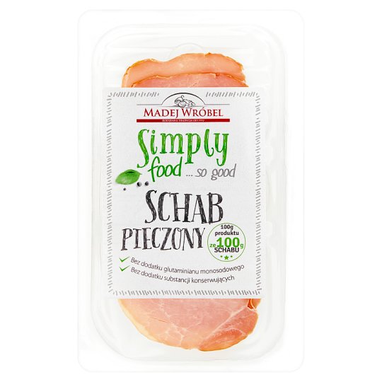 Madej Wróbel Simply food... so good Schab pieczony 80 g