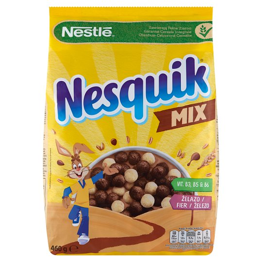 Nestlé Nesquik Duo Płatki śniadaniowe 460 g