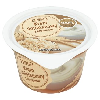 Tesco Krem śmietanowy z chrzanem 150 g