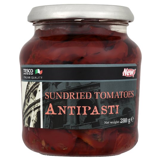 Tesco Italian Quality Antipasti Suszone pomidory w marynacie 280 g