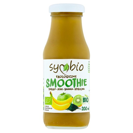 Symbio Smoothie jabłko-kiwi-banan-spirulina ekologiczne 200 ml