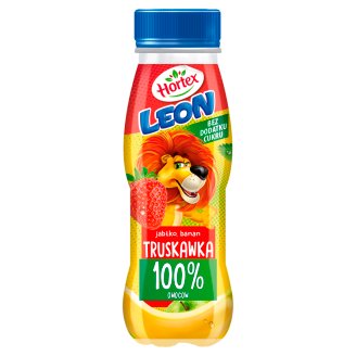 Hortex Leon Jabłko banan truskawka Sok 300 ml