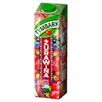 Tymbark Owoce Świata Napój wieloowocowy żurawina 1 l